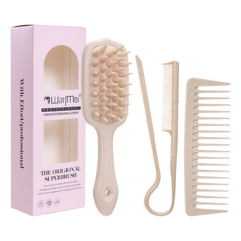 Hair Comb and Brush Set for Deep Hair Cleansing | Hair Smoothing Massage | Hair Styling & Braiding