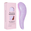 Detangling Brush Works As a Detangler for Thick, Thin, Curly, Fine, Natural, Color Treated, Damaged, Wet or Dry Hair - No More Tangle - Adults & Kids