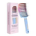 Detangling Hair Brush Comb for Women | Curved Styling Hair Brush with Flexible Bristles, Detangling & Blow Dry Comb for Curly