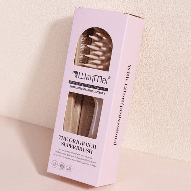 Hair Comb and Brush Set for Deep Hair Cleansing | Hair Smoothing Massage | Hair Styling & Braiding