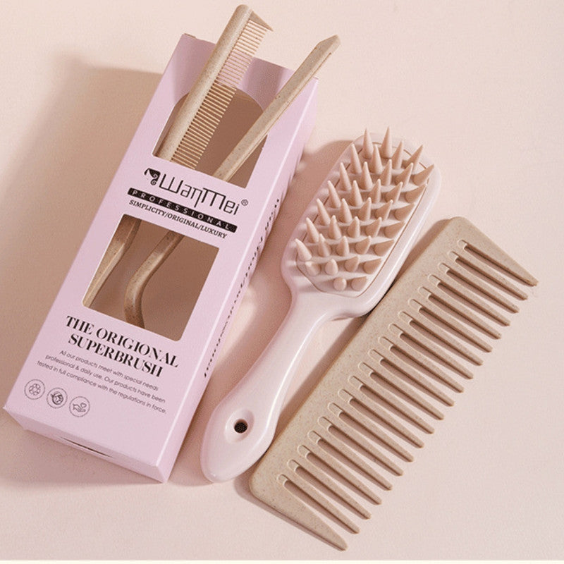 Hair Comb and Brush Set for Deep Hair Cleansing | Hair Smoothing Massage | Hair Styling & Braiding