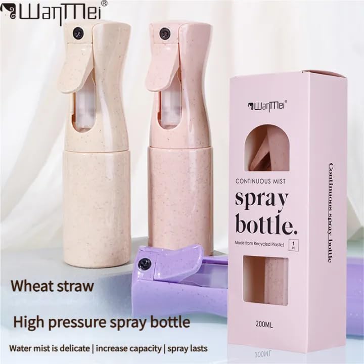 Continuous Spray Bottle for Hair – Fine Mist Water Mister