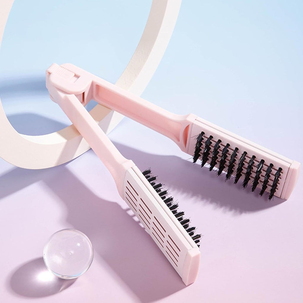 Vented Flex Detangler Hair Comb | Effortless Airflow Styling Brush | Fluffy Women's Hairdressing Comb