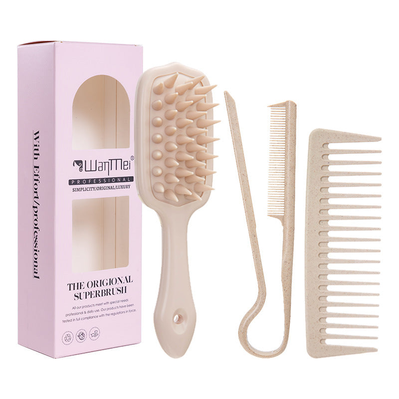 Hair Comb and Brush Set for Deep Hair Cleansing | Hair Smoothing Massage | Hair Styling & Braiding