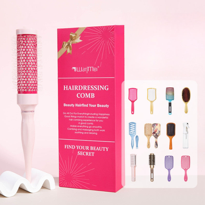 Vented Flex Detangler Hair Comb | Effortless Airflow Styling Brush | Fluffy Women's Hairdressing Comb